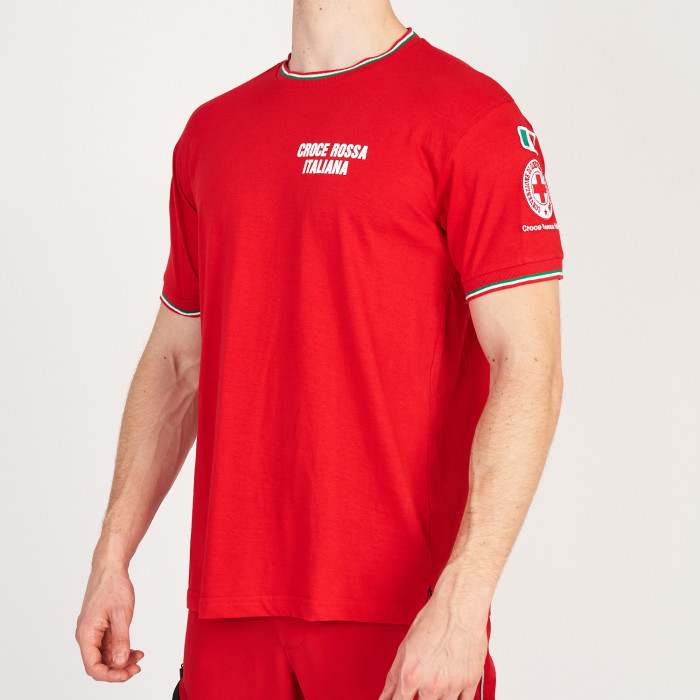CROCE ROSSA ITALIANA T-SHIRT COTONE SARTORIA SCHIAVI
