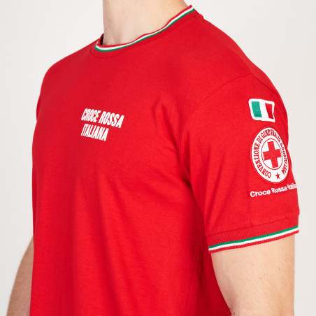 CROCE ROSSA ITALIANA T-SHIRT COTONE SARTORIA SCHIAVI