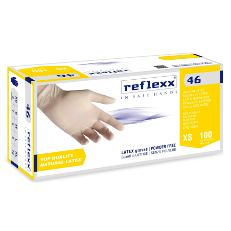 GUANTO LATTICE SENZA POLVERE TAGLIA XS (100 pz)