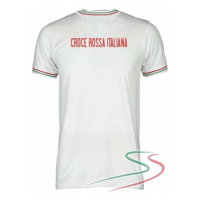 CROCE ROSSA ITALIANA T-SHIRT COTONE SARTORIA SCHIAVI