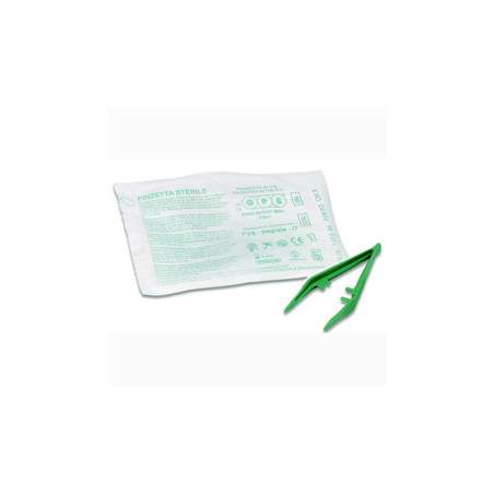 PINZA MEDICAZIONE IN PLASTICA MONOUSO STERILE